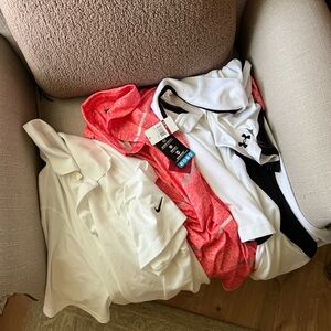 Set of Three Athletic Polos Men